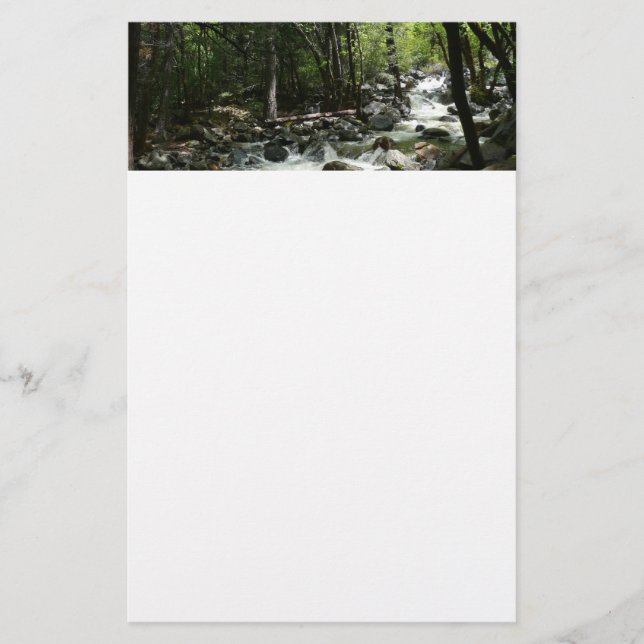 Bridalveil Creek im Yosemite-Nationalpark Briefpapier (Vorderseite)