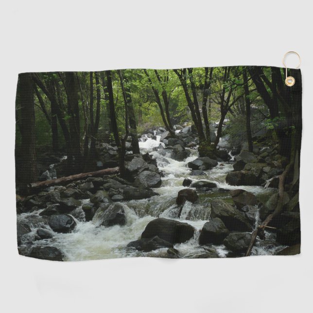 Bridalveil Creek im Yosemite-Nationalpark Golfhandtuch (Horizontal)