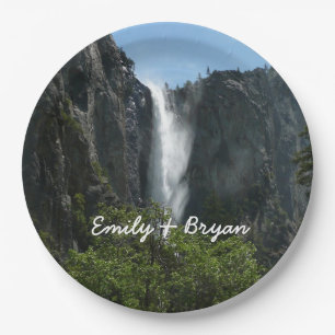 Bridalveil Falls im Yosemite National Park Pappteller