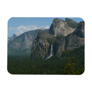 Bridalveil Falls und Half Dome im Yosemite Magnet