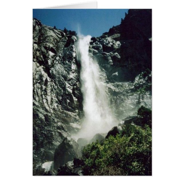 Bridalveil Falls - Yosemite card (Vorne)