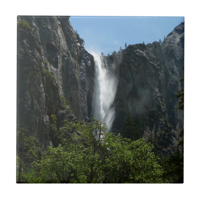 Bridalveil Falls, Yosemite National Park Fliese (Vorderseite)