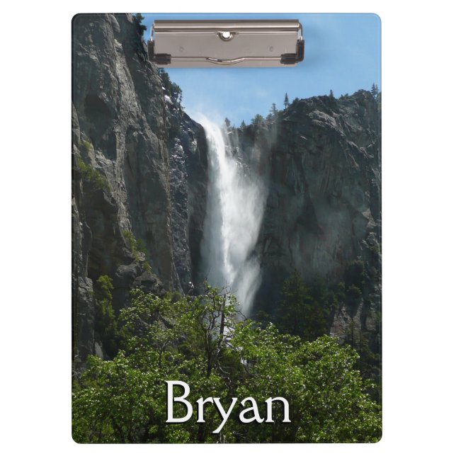 Bridalveil Falls, Yosemite National Park Klemmbrett (Vorderseite)