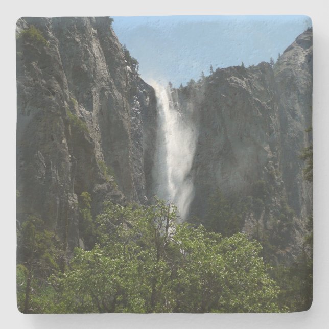 Bridalveil Falls, Yosemite National Park Steinuntersetzer (Vorderseite)