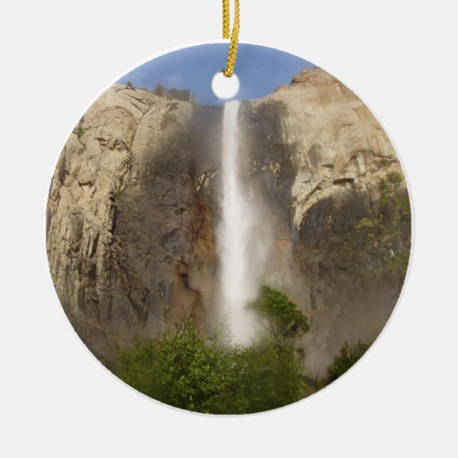 Bridalveil fällt Yosemite Keramikornament (Vorne)