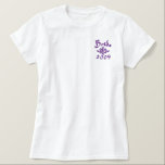 Bride 2009 - mit Ihren Initialen - maßgeschneidert Besticktes T-Shirt<br><div class="desc"></div>