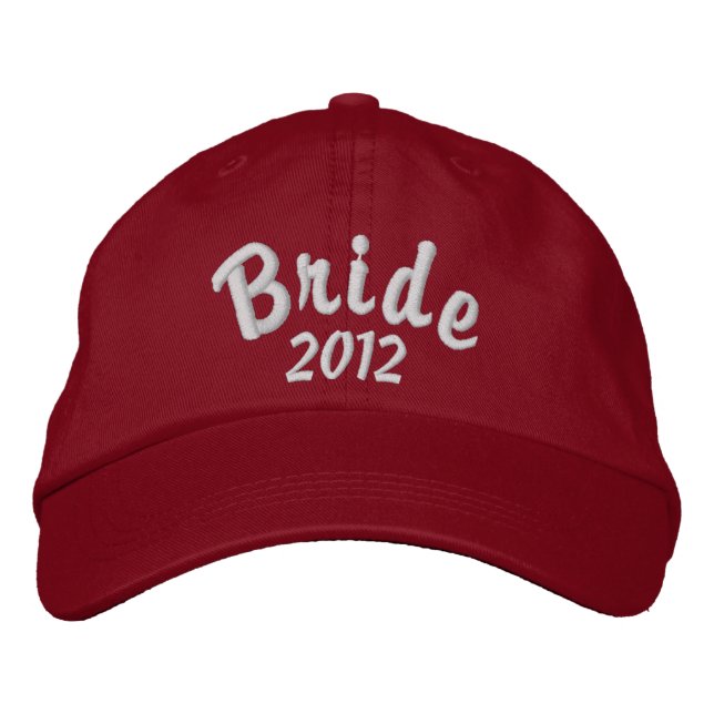 Bride 2012 bestickte baseballkappe (Vorderseite)