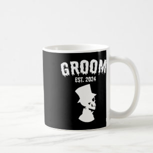 Bride 2024 Skelettpaare Matching Wedding Hallo Kaffeetasse