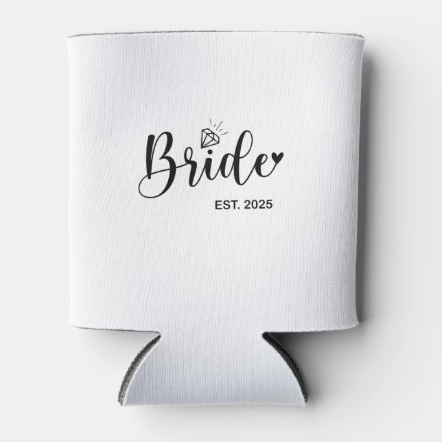 Bride 2025 Frühjahrsheirat Dosenkühler (Vorderseite)
