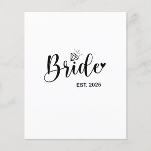 Bride 2025 Frühjahrsheirat Flyer