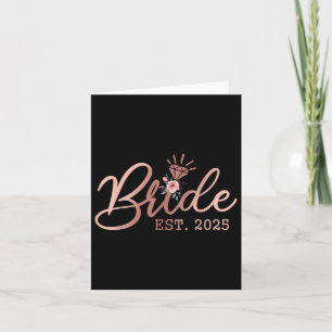Bride 2025 Junggeselinnen-Abschied Wedding Verheir Karte