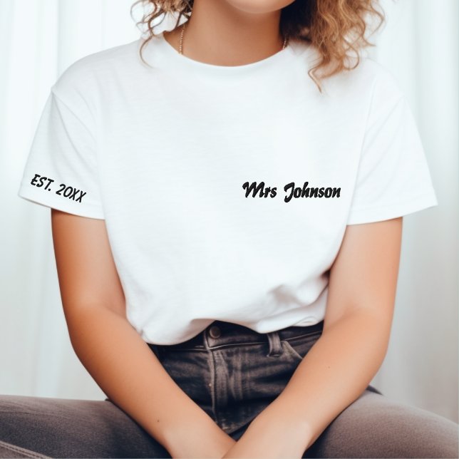 Bride and Groom Mr & Mrs Sweatshirts Wedding (Von Creator hochgeladen)