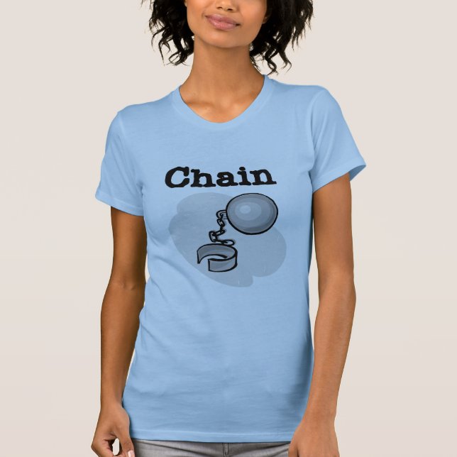 Bride Ball und Kettenhemden und Geschenke T-Shirt (Vorderseite)