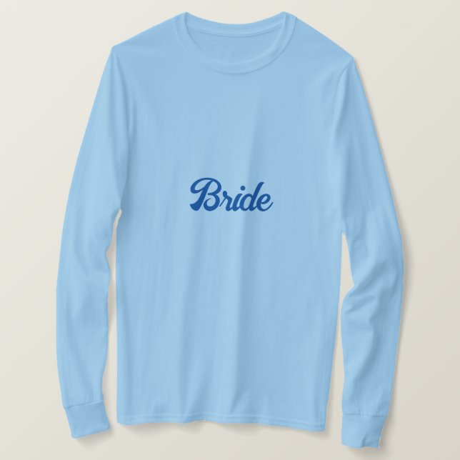 Bride Basic Long Sleeve T - Shirt (Design vorne)