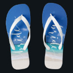 Bride Beach Wedding Beautiful Ocean Surf Flip Flops<br><div class="desc">Dieses Design wurde durch digitale Kunst erstellt und kann personalisiert werden, indem Sie auf den Knopf Anpassen klicken und die Farbe ändern, einen Namen, Initialen oder Ihre Lieblingssprache hinzufügen. Kontaktieren Sie mich unter colorflowcreations@gmail.com , wenn Sie dieses Design für ein anderes Produkt haben möchten. Kaufen Sie meine originale abstrakte Acrylmalerei...</div>