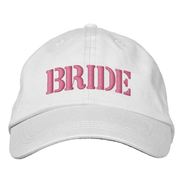 Bride Bestickte Baseballkappe (Vorderseite)