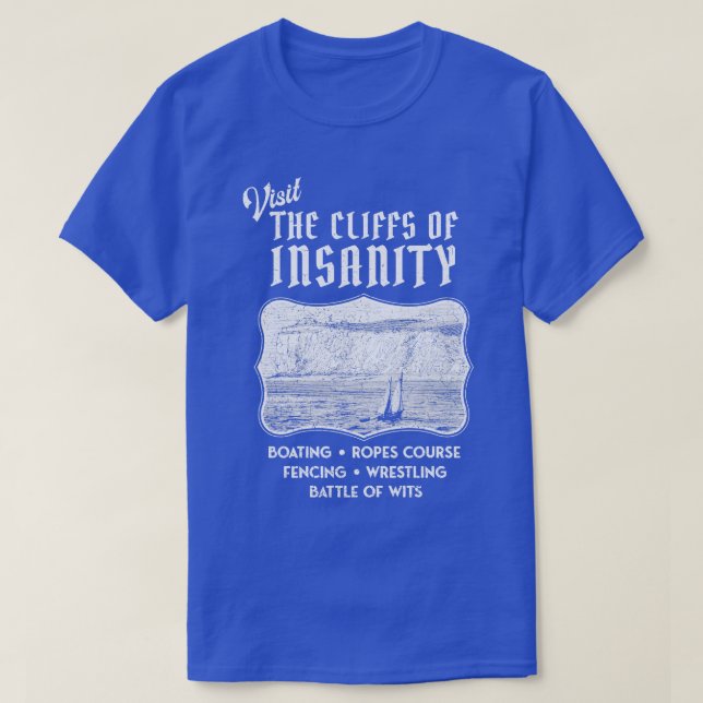 Bride Besuchen Sie die Klippen der Wahnsinn T-Shirt (Design vorne)