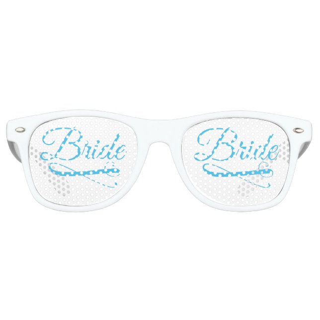 Bride Blüh Blue Partybrille (Vorderseite)