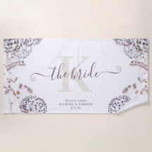 Bride Boho Strandtuch