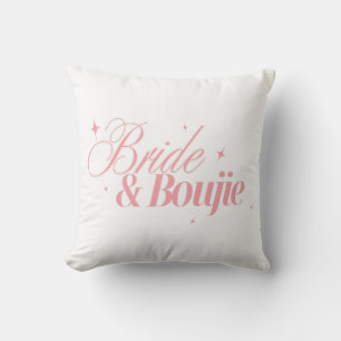 Bride & Boujie Design Girly Sparkle Junggesellin Kissen