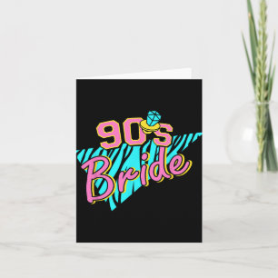 Bride Bride Bridesmaid Retro Matching Bachelorette Karte