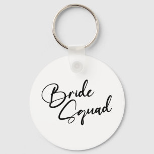 Bride Bridesmaid Bride Squad Junggeselinnen-Abschi Schlüsselanhänger