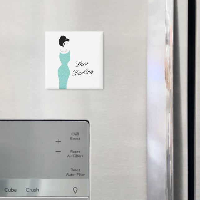 BRIDE & Bridesmaid Darling Tiara Party Personalize Magnet (In Situ (Kühlschrank))