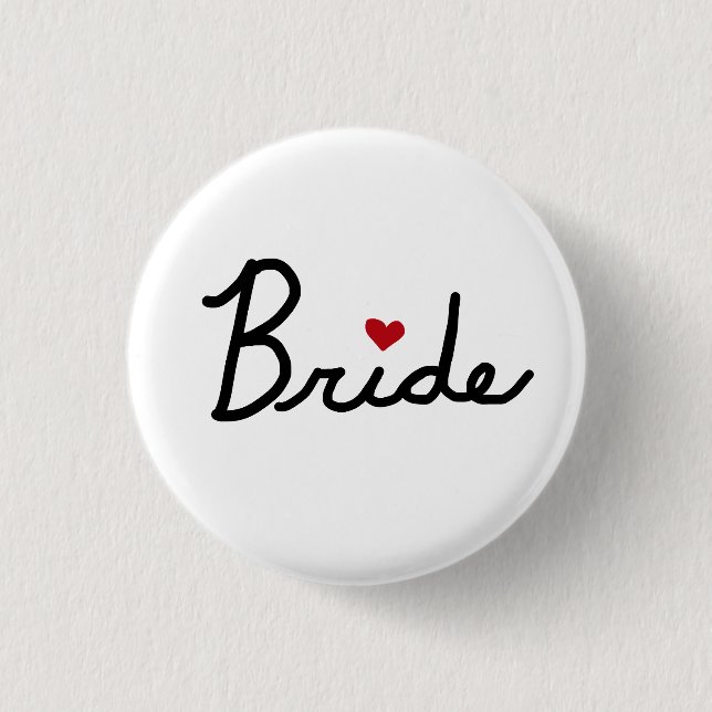 Bride Button (Vorderseite)