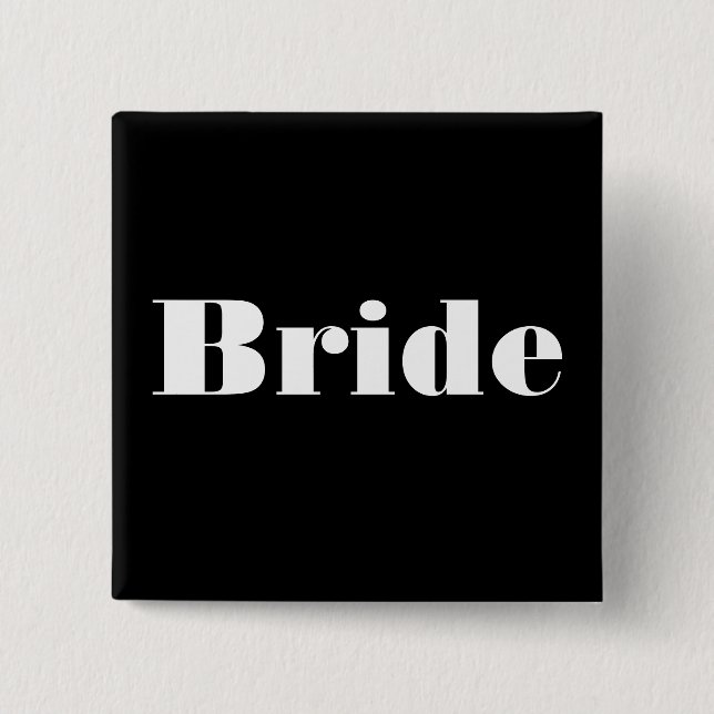 Bride Button (Vorderseite)