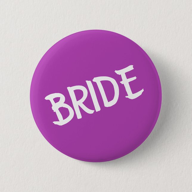 Bride Button Violet White (Vorderseite)