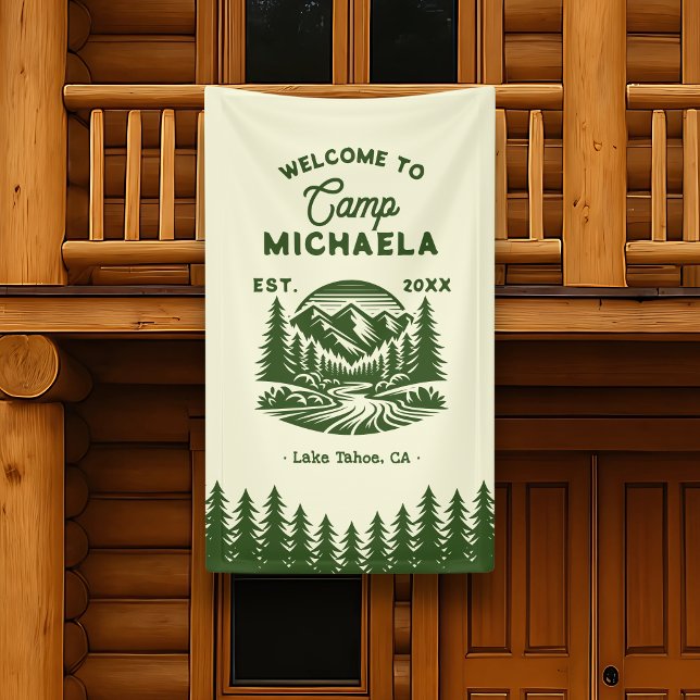 Bride Camp Bachelorette Empfang Banner (Von Creator hochgeladen)