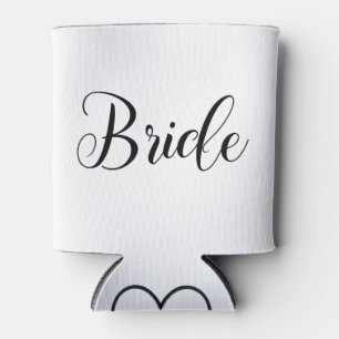 Bride Can Cooler mit individualisierbaren Anfangsb Dosenkühler