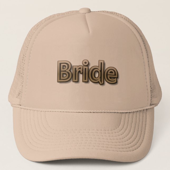 Bride Cap-White/Metal Truckerkappe (Vorderseite)