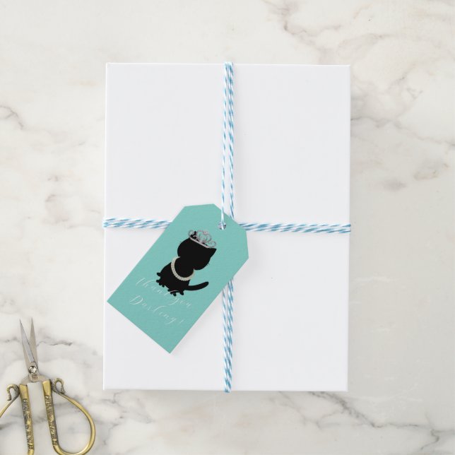 Bride Cat Celebration Dusche Tiara Party Geschenkanhänger (Mit Garn)