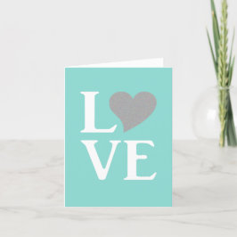 Bride Co Alles, was Sie brauchen, ist Liebe Dusche Karte