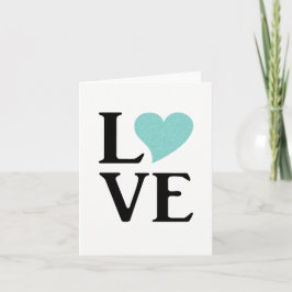 Bride Co Alles, was Sie brauchen, ist Liebe Party  Karte