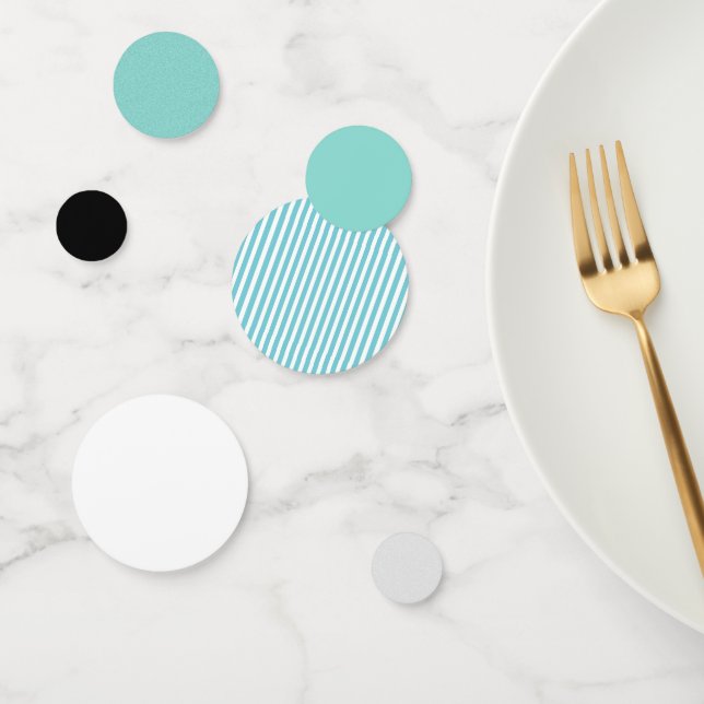 BRIDE &amp; CO Aquamarin Blue Dusche Party Table Confe Konfetti (Gruppe)