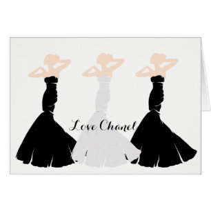 BRIDE & CO Black & White Bridal Wedding Party Hinw