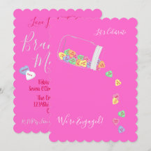 BRIDE & CO Candy Hearts Engagement Party Dusche