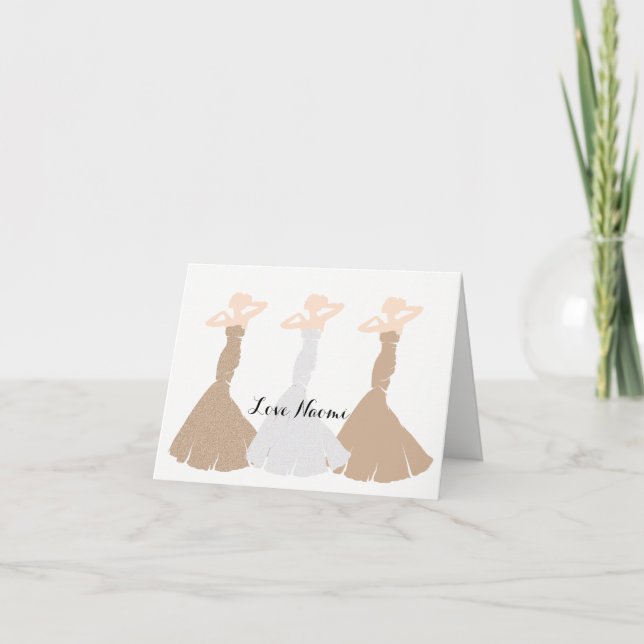 BRIDE & CO Gold sind mein Brautparty für Bridesmai Einladung (Vorderseite)