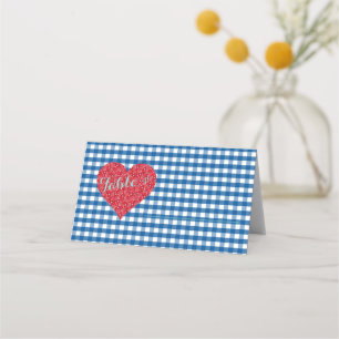 BRIDE & CO Kitsch Country Wedding Shower Party Platzkarte
