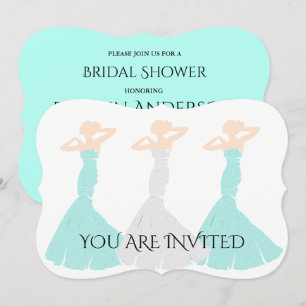 BRIDE CO Minze Green Be My Bridesmaid Brautparty Einladung