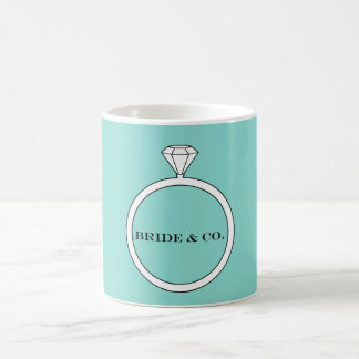 BRIDE & CO Verlobung Diamond Ring Party Kaffeetasse