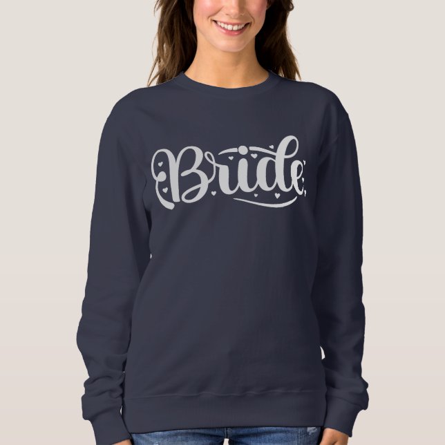 Bride Cool Hen Do Junggeselinnen-Abschied Design Sweatshirt (Vorderseite)