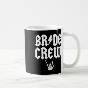 Bride Crew Rock'n'Roll Gothic Halloween Chelorette Kaffeetasse