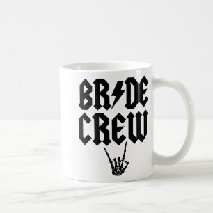 Bride Crew Rock'n'Roll Skeleton Hand Halloween Bac Kaffeetasse