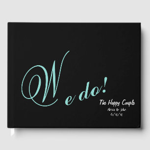 BRIDE, das glückliche Paar, das wir Hochzeitsempfa Gästebuch