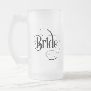 Bride (Design 2) Mattierte Tasse von Glasbäern