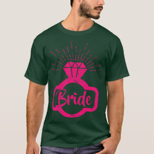 Bride Diamond Ring Ping gestörte Vintage Geschenke T-Shirt