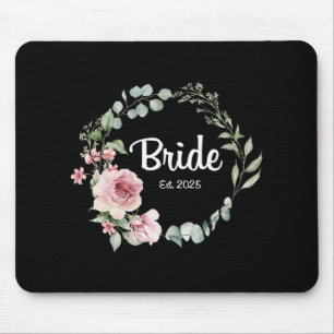 Bride Est. 2025 Bridal Wedding Matching Geschenke Mousepad